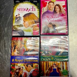 4 hallmark movie dvds romance family EUC